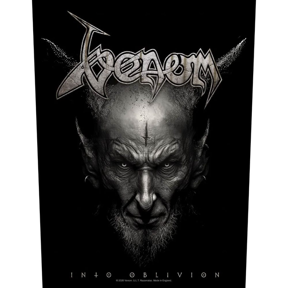 Venom - Into Oblivion Rugpatch - Zwart/Grijs